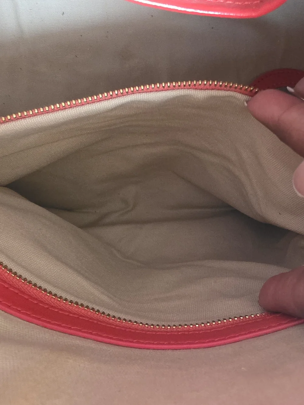 Tory Burch Poppy Red Leather Satchel